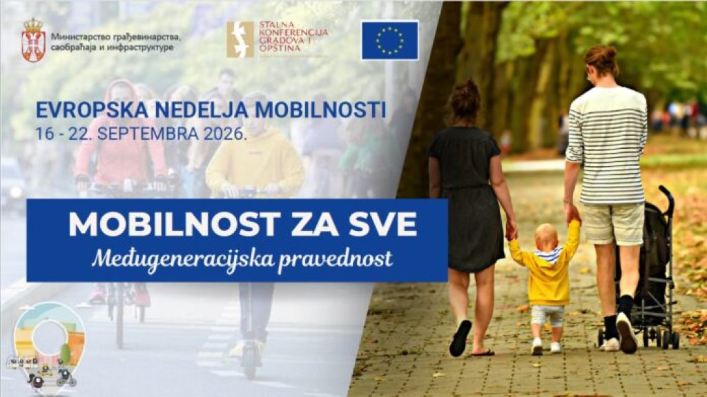 Evropska nedelja mobilnosti od 16. do 22. septembra