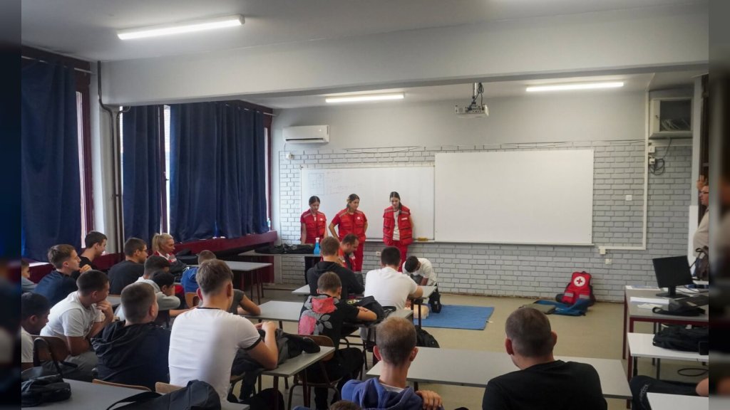 Svetski dan prve pomoći obeležen u TŠ "9. maj"