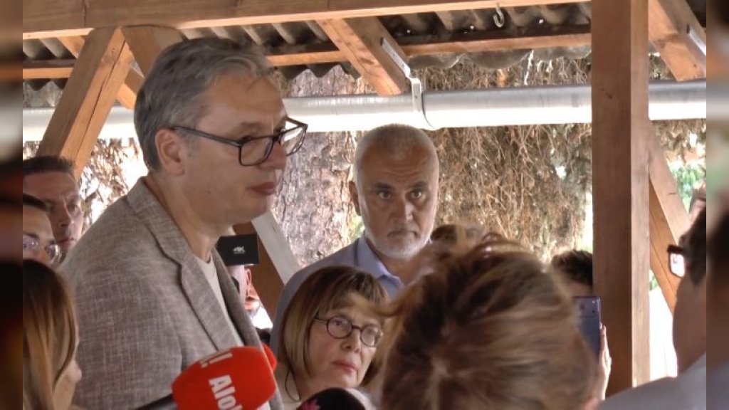 Predsednik Aleksandar Vučić posetio Novi Kneževac