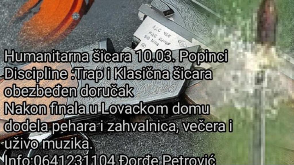 Sutra humanitarna šicara za Strahinju Kavaza