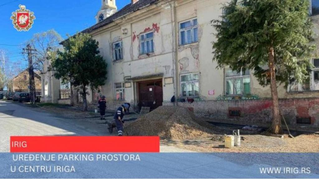 Uređenje parking prostora u centru Iriga