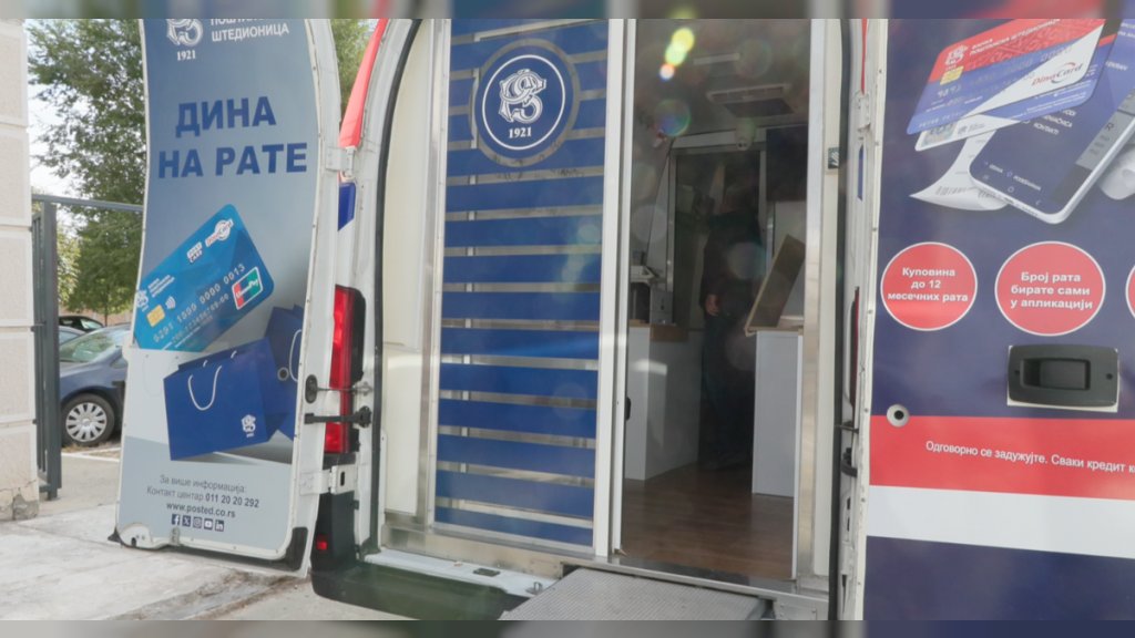Mobilna ekspozitura Banke Poštanska štedionica omogućila lakšu isplatu jednokratne novčane pomoći