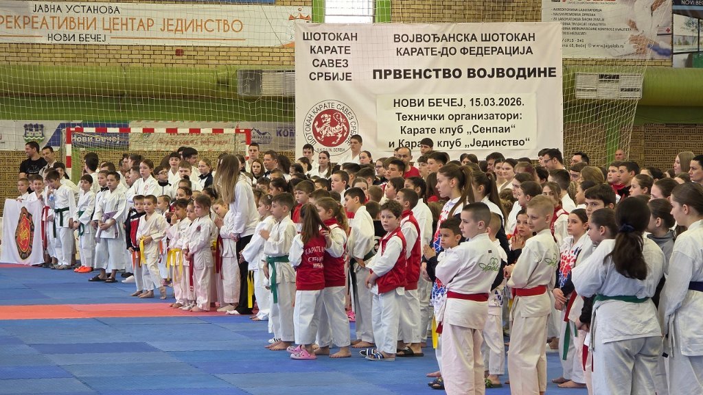 Prvenstvo Vojvodine okupilo 350 karatista