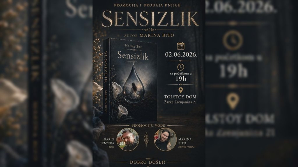 Promocija romana „Sensizlik” Marine Bito