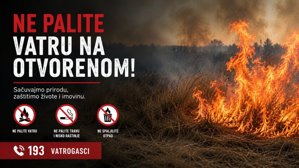 Požari na otvorenom - apel!