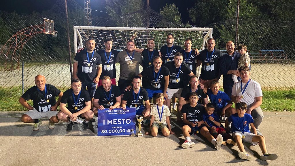 Peđini prijatelji odneli pobedu u Novom Miloševu