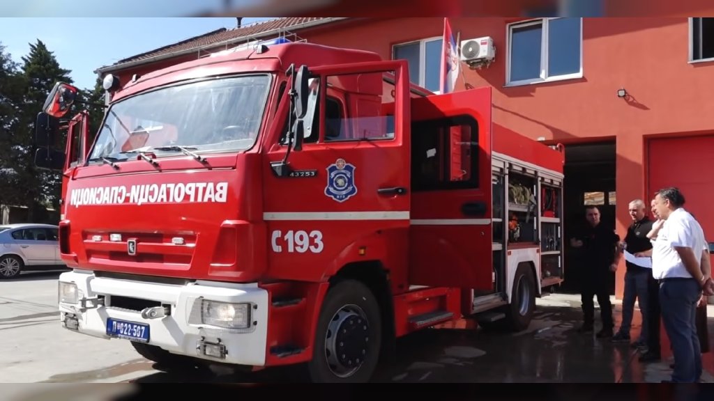 Vozilo za vatrogasno-spasilačku jedinicu u Novom Bečeju