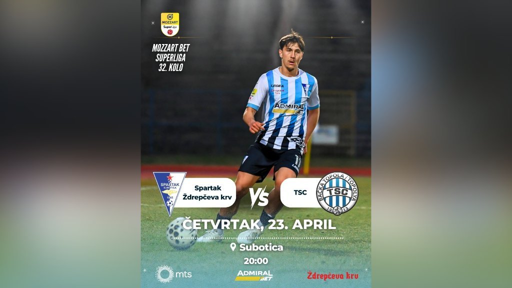 Večeras derbi u Subotici