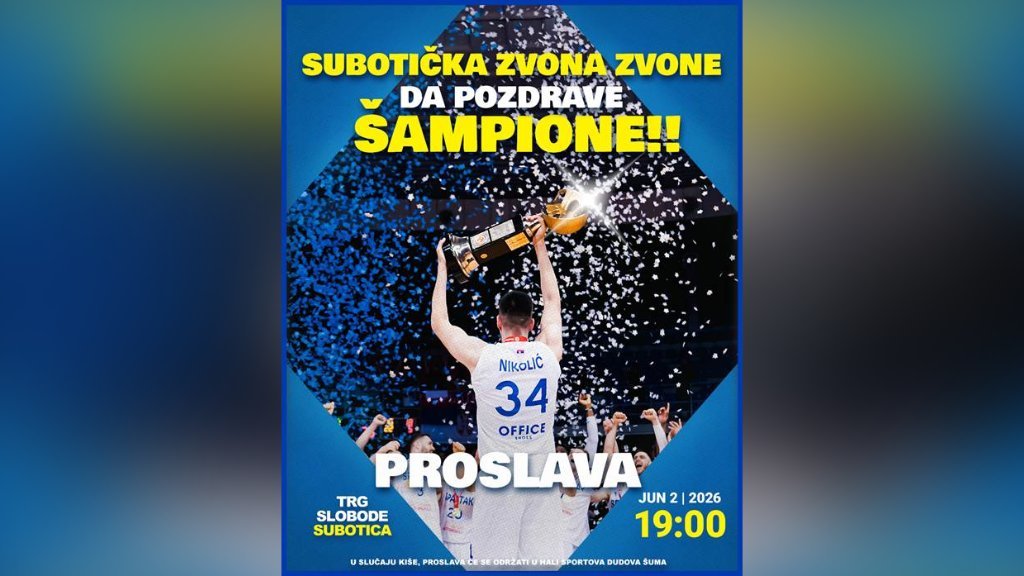 Subotica slavi šampione Srbije