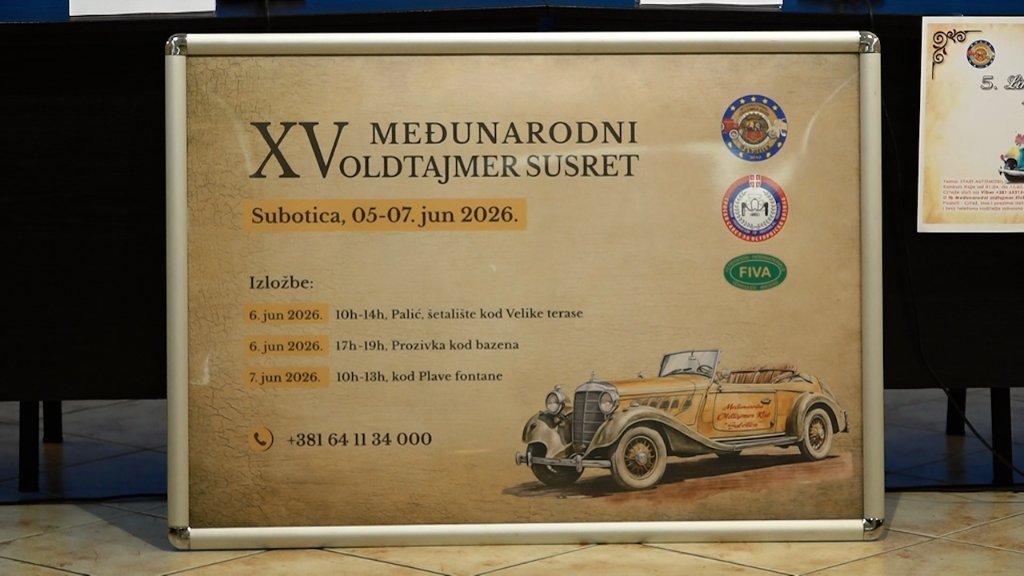 Više od 80 oldtajmera stiže u Suboticu