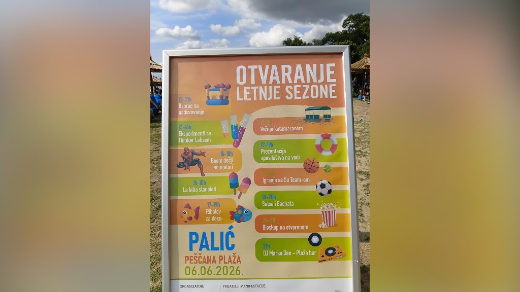 Otvorena letnja sezona na Paliću