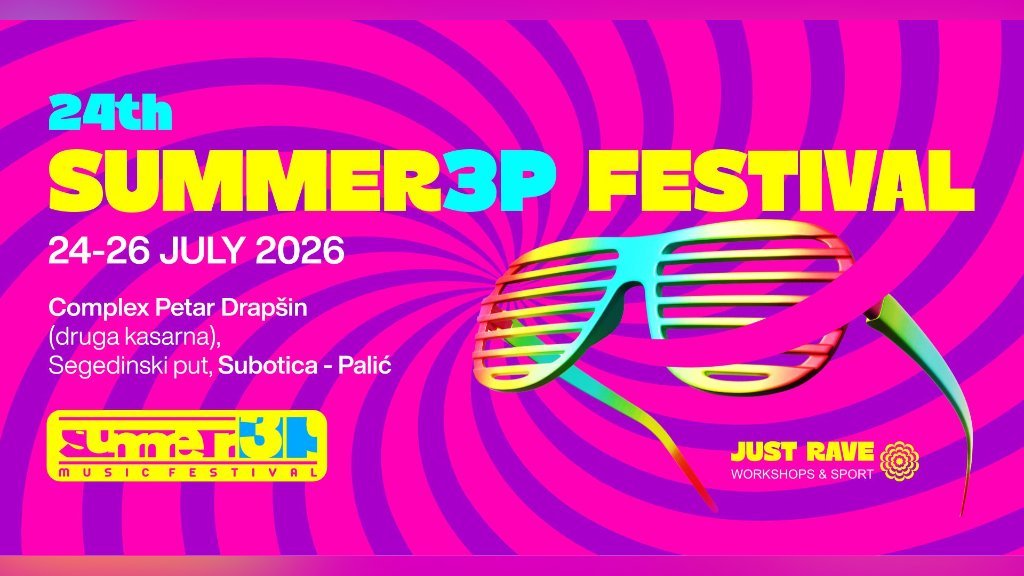 Summer3p Festival od 24. do 26. jula u Subotici