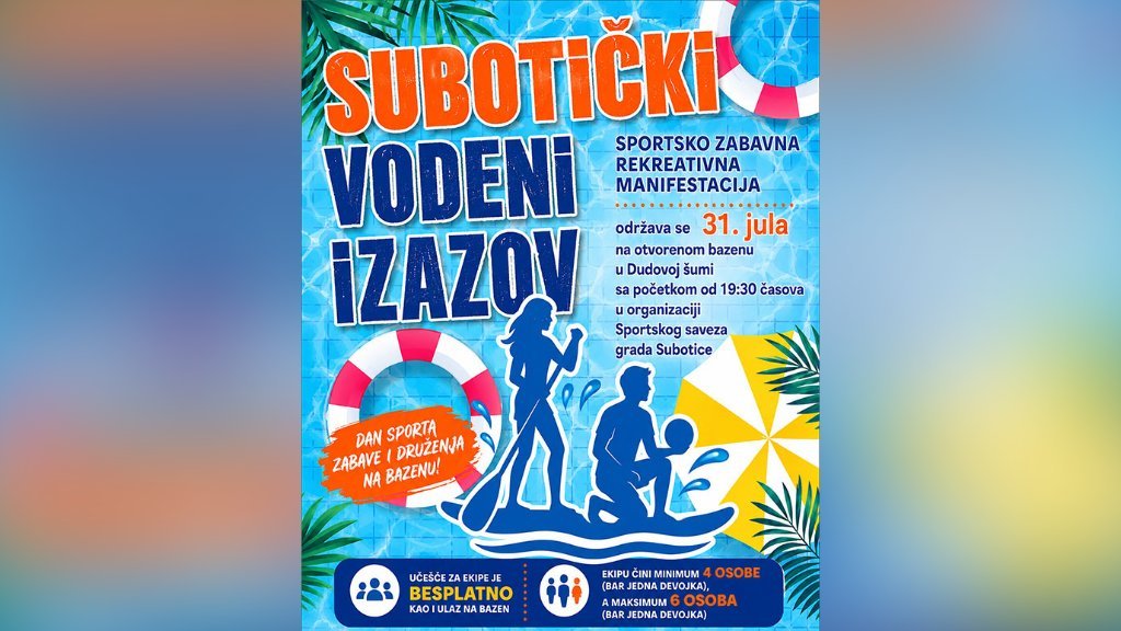Zanimljivo veče na bazenu