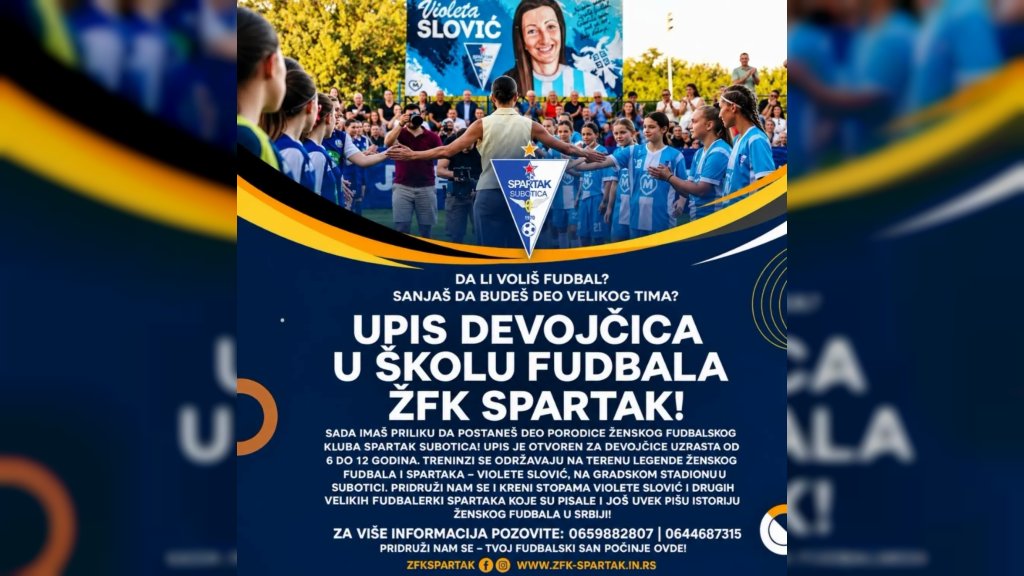 Školica fudbala za devojčice