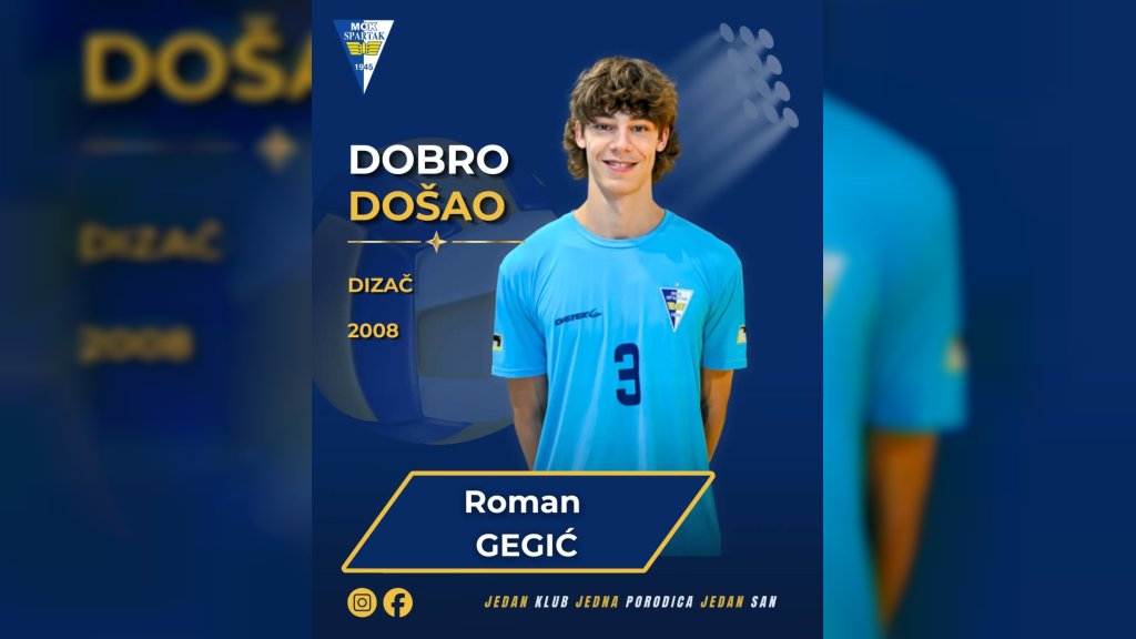 Novi odbojkaš u Spartaku