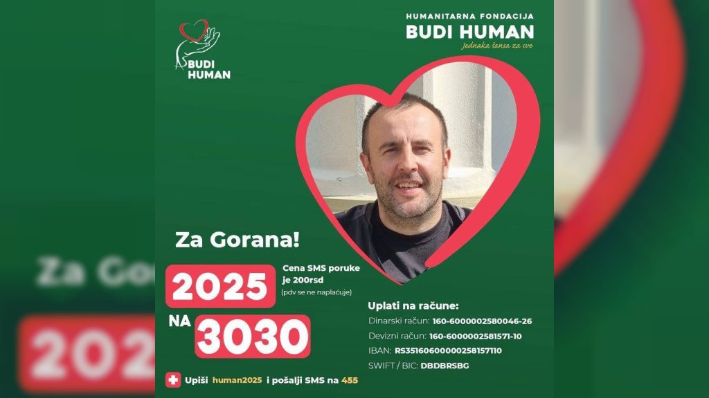 Za našeg sugrađanina Gorana – 2025 na 3030! 